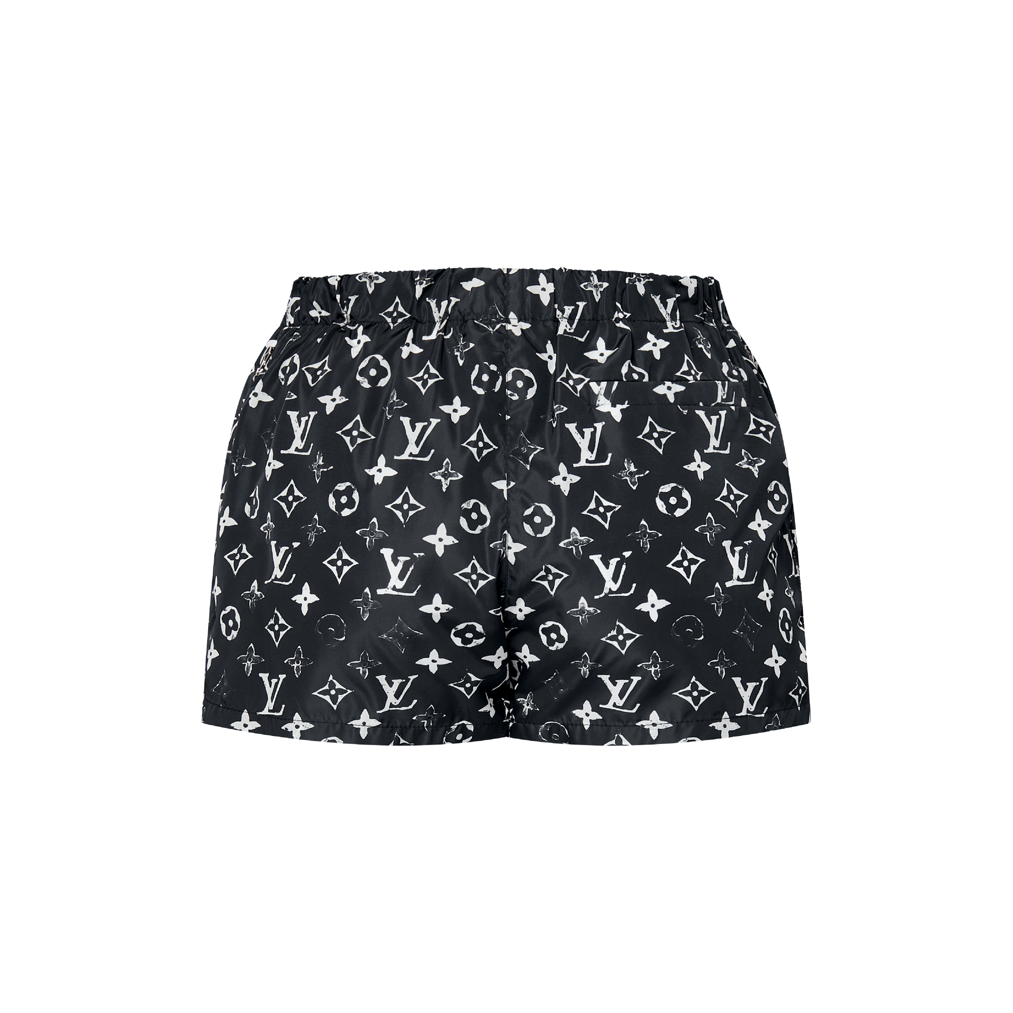Stencil-Effect Monogram Shorts - Ready-to-Wear | LOUIS VUITTON